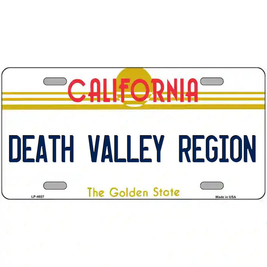 Death Valley Region California Metal Sign