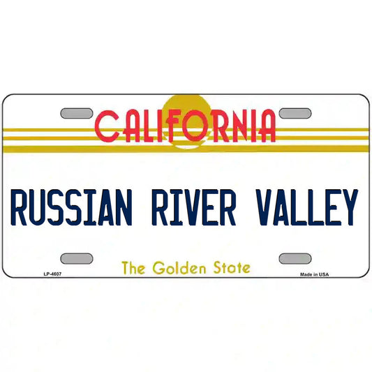Russian River Valley California Metal Sign
