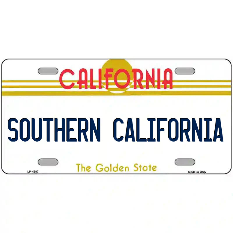 Southern California California Metal Sign