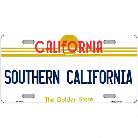 Southern California California Metal Sign