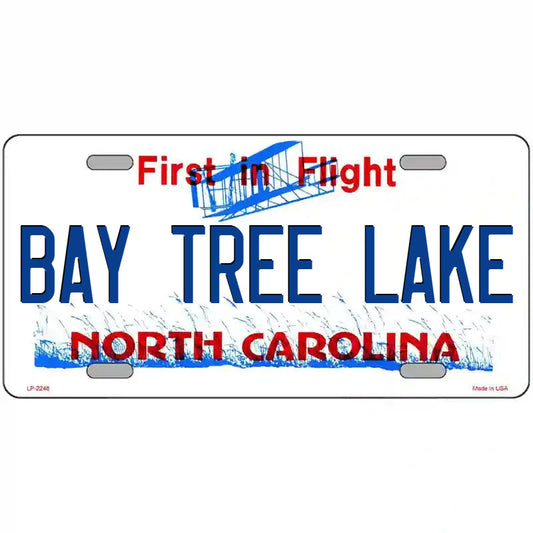 Bay Tree Lake North Carolina Metal Sign