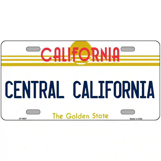 Central California California Metal Sign
