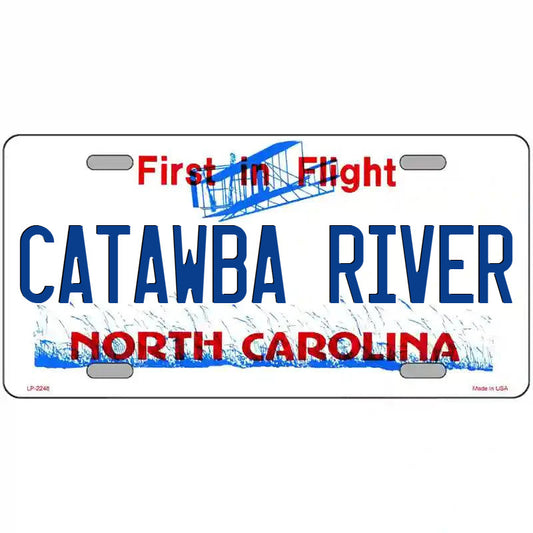 Catawba River North Carolina Metal Sign