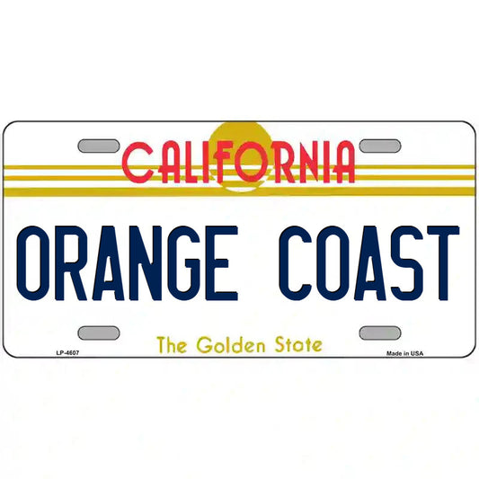 Orange Coast California Metal Sign